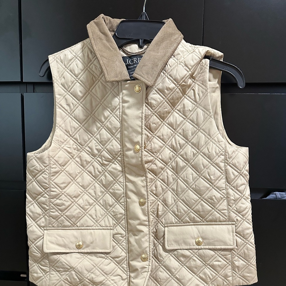 Jcrew Quilted barn vest size S